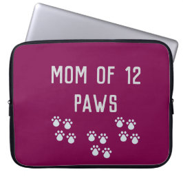 Moeder van 12 poten laptop sleeve