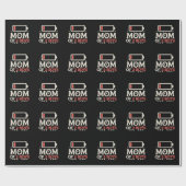 Moeder van 2 jongens Lage Batterij Grappige Moeder Cadeaupapier (Vlak)