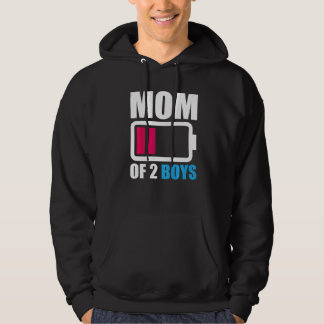 Moeder van 2 jongens van zoon dochter naar moeder hoodie