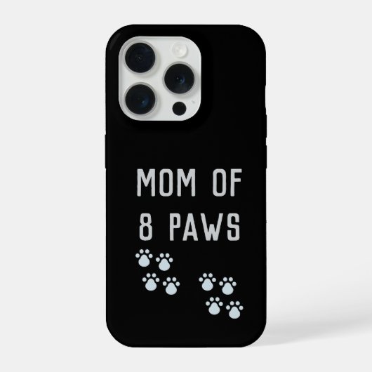 Moeder van 8 poten iPhone hoesje (Achterkant)