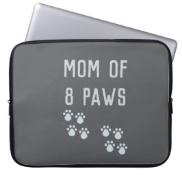 Moeder van 8 poten laptop sleeve