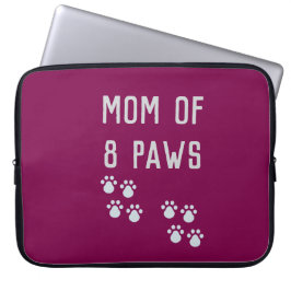 Moeder van 8 poten laptop sleeve