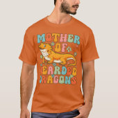 Moeder van baardagamen Groovy Bearded Dragon T-shirt