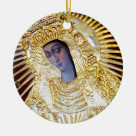 Moeder van Barmhartigheid Keramisch Ornament
