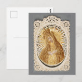 Moeder van Barmhartigheid Madonna in Gebed... Briefkaart (Voorkant / Achterkant)