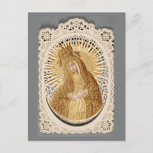 Moeder van Barmhartigheid Madonna in Gebed... Briefkaart (Voorkant)