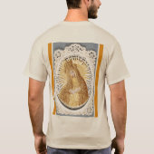Moeder van Barmhartigheid Madonna in Gebed... T-shirt (Achterkant)