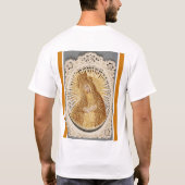 Moeder van Barmhartigheid Madonna in Gebed... T-shirt (Achterkant)