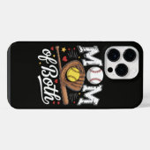 Moeder van beide Game Day Honkbal Softbal iPhone Hoesje (Achterkant horizontaal)
