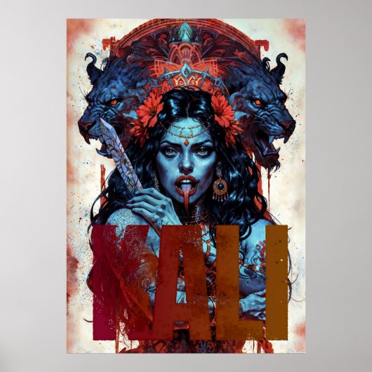 Moeder van Bevrijding Kali Poster (Voorkant)