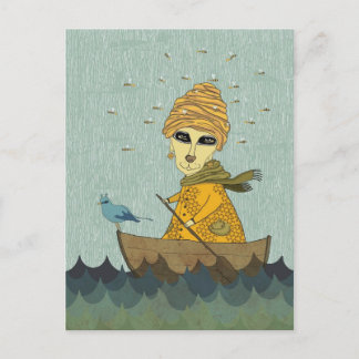 Moeder van bijen briefkaart