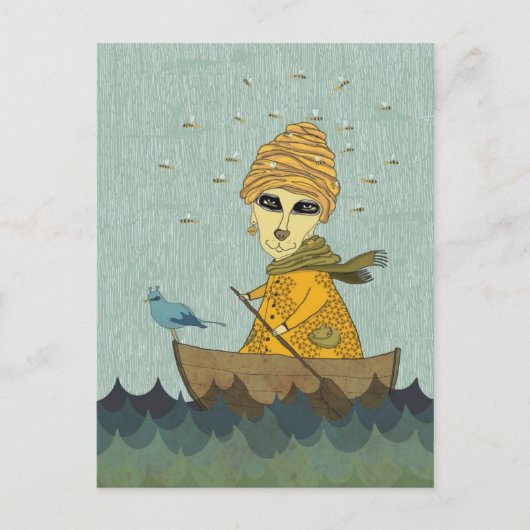 Moeder van bijen briefkaart (Voorkant)