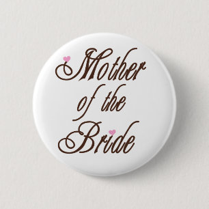 Moeder van Bride Classy Browns Ronde Button 5,7 Cm