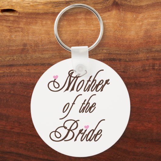 Moeder van Bride Classy Browns Sleutelhanger (Voorkant)