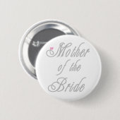 Moeder van Bride Classy Grays Ronde Button 5,7 Cm (Voorkant /achterkant)