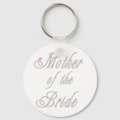 Moeder van Bride Classy Grays Sleutelhanger (Voorkant)