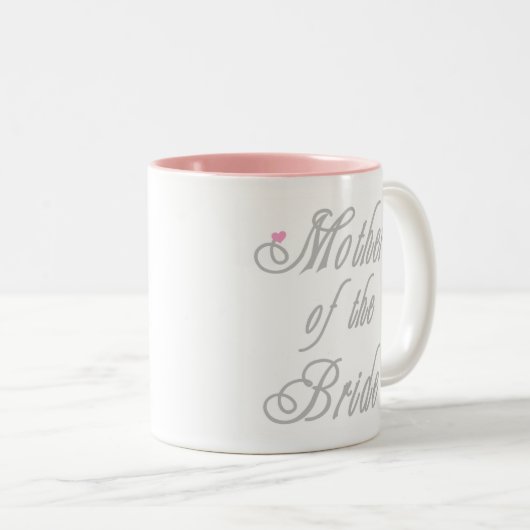 Moeder van Bride Classy Grays Tweekleurige Koffiemok (Voorkant rechts)