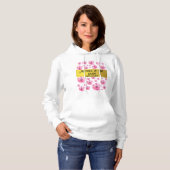  moeder van Bride Gold en roze ventilator Hoodie (Voorkant volledig)