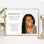 Moeder van Bride in de hemel Foto Memorial Wedding Poster