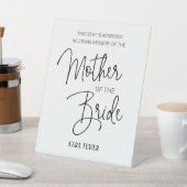 Moeder van Bride Memorial Chairman Gereserved Wedd Reclamebord Met Voetstuk (Insitu)