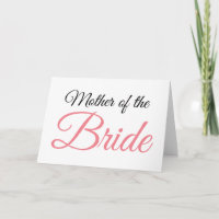 Moeder van Bride Script Roze