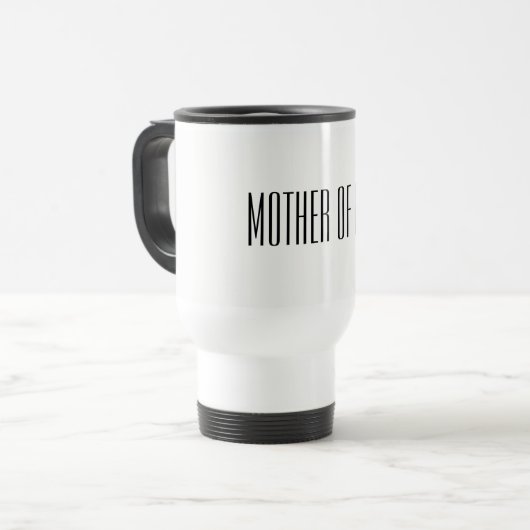 Moeder van Bride Travel Mug Reisbeker (Voorkant links)