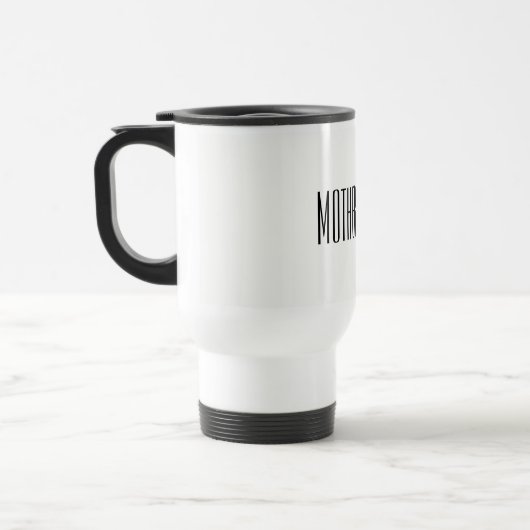 Moeder van Bride Travel Mug Reisbeker (Links)