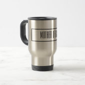 Moeder van Bride Travel Mug Reisbeker (Voorkant links)
