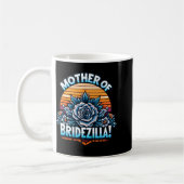 Moeder Van Bridezilla Moeder Van De Bruid Funny Mo Koffiemok (Links)