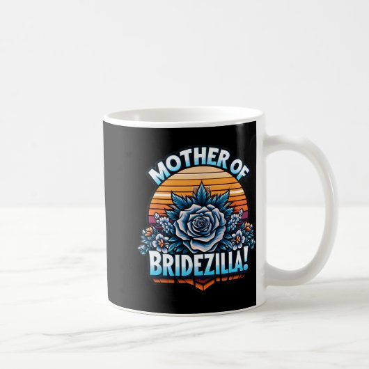 Moeder Van Bridezilla Moeder Van De Bruid Funny Mo Koffiemok (Rechts)