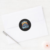 Moeder van Bridezilla Moeder van de bruid Funny Mo Ronde Sticker (Envelop)