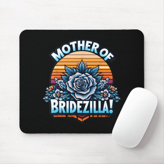 Moeder Van Bridezilla Moeder Van De Bruid Grappig  Muismat (Met muis)