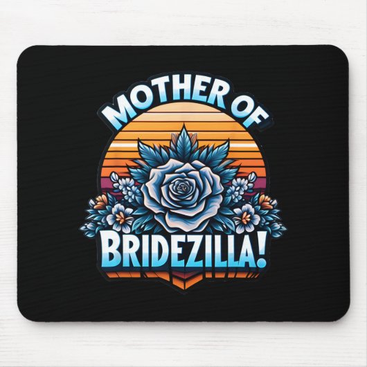 Moeder Van Bridezilla Moeder Van De Bruid Grappig Muismat (Voorkant)