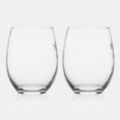 Moeder van bruid & bruidegom Gifts Naam Datum Brui Wijnglas Zonder Voet (Rechts)