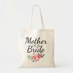 Moeder van bruid canvas tas voor dank u bruiloften