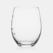 Moeder van bruid wijnglas zonder voet (Links)