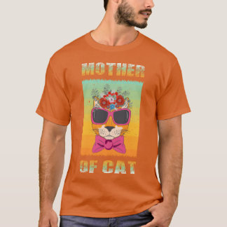 MOEDER VAN CAT Design retro T-shirt