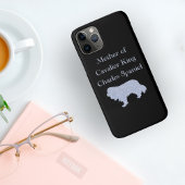 Moeder van Cavalier King Charles Spaniel Silver Case-Mate iPhone Case