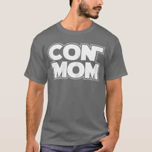 Moeder van Con Funny Comic Con-liefhebber Nerd-cad T-shirt