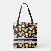 Moeder van Corgis Tote Bag (Achterkant)