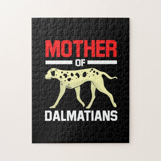 Moeder van Dalmatiërs Dog Legpuzzel (Verticaal)