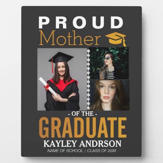 Moeder van de Afstuderen 3 foto's Fotoplaat (Voorkant)