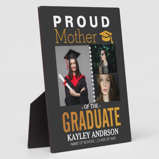 Moeder van de Afstuderen 3 foto's Fotoplaat (Zijkant)