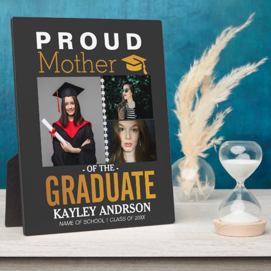 Moeder van de Afstuderen 3 foto's Fotoplaat (Zijkant)