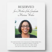 Moeder van de Afstuderen hemel gedenkteken met fot Fotoplaat (Voorkant)