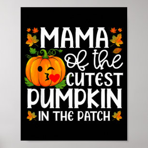 Moeder van de allerliefste pompoen in de patch Hal Poster