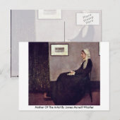 Moeder van de artiest van James McNill Whistler Briefkaart (Voorkant / Achterkant)