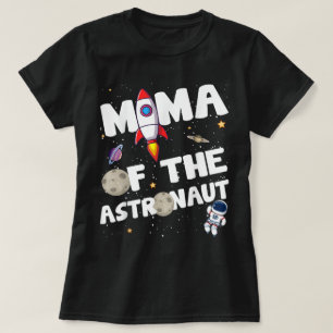 Moeder van de Astronaut Leuke Ruimte Ontwerp T-shirt