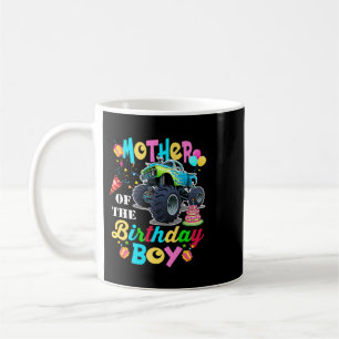 Moeder van de Birthday Boy Monster Truck Birthday Koffiemok
