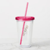 Moeder van de bloemen acryl drinkbeker (Achterkant)